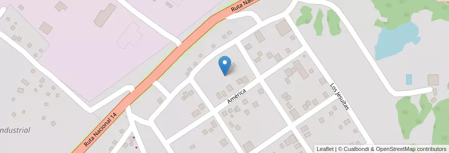 Mapa de ubicacion de Manzana 189 en アルゼンチン, ミシオネス州, Departamento San Pedro, Municipio De San Pedro, San Pedro.