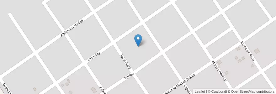 Mapa de ubicacion de Manzana 197 en Arjantin, Misiones, Departamento Candelaria, Municipio De Santa Ana, Santa Ana.