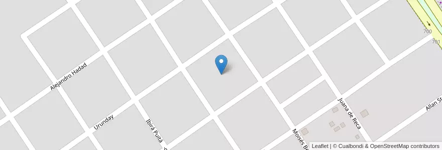Mapa de ubicacion de Manzana 198 en アルゼンチン, ミシオネス州, Departamento Candelaria, Municipio De Santa Ana, Santa Ana.