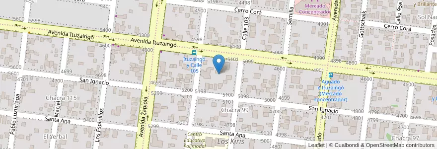 Mapa de ubicacion de Manzana 2 en Argentinië, Misiones, Departamento Capital, Municipio De Posadas, Posadas.