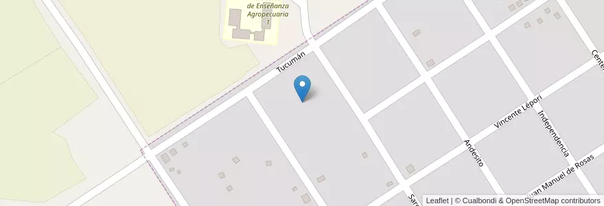 Mapa de ubicacion de Manzana 2 en アルゼンチン, ミシオネス州, Departamento Candelaria, Municipio De Bonpland, Bonpland.