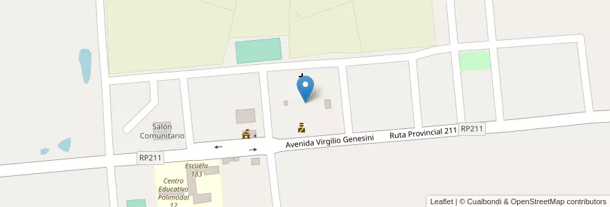 Mapa de ubicacion de Manzana 2 en Argentinië, Misiones, Departamento Leandro N. Alem, Municipio De Dos Arroyos.