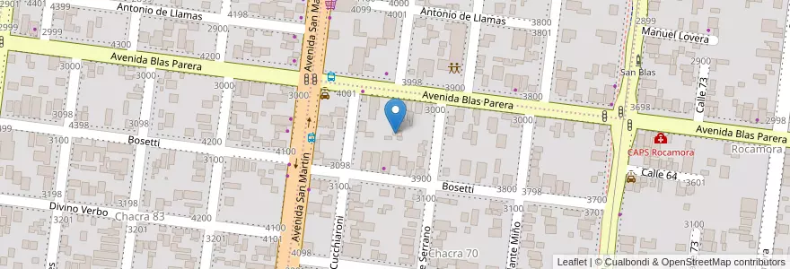 Mapa de ubicacion de Manzana 2 en Argentina, Misiones, Departamento Capital, Municipio De Posadas, Posadas.