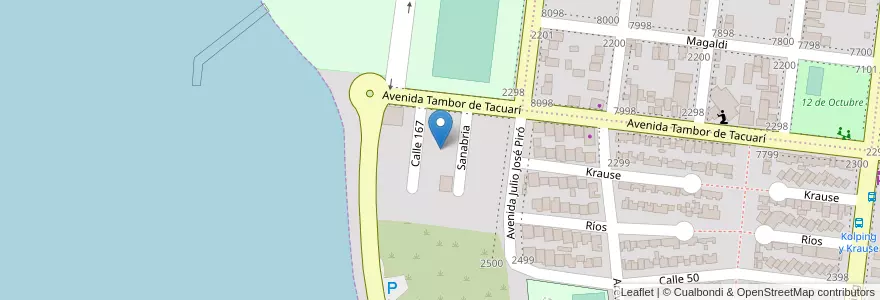 Mapa de ubicacion de Manzana 2 en الأرجنتين, Misiones, Departamento Capital, Municipio De Posadas, Posadas.