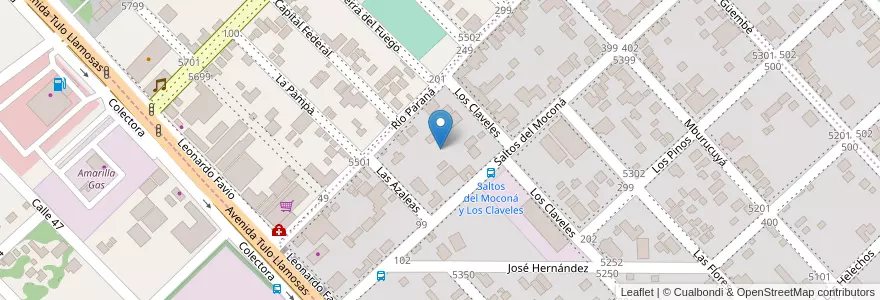 Mapa de ubicacion de Manzana 204 en Argentinië, Misiones, Departamento Capital, Municipio De Garupá.