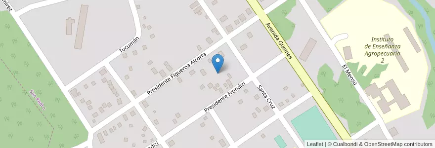 Mapa de ubicacion de Manzana 206 en Argentine, Misiones, Departamento San Pedro, Municipio De San Pedro, San Pedro.