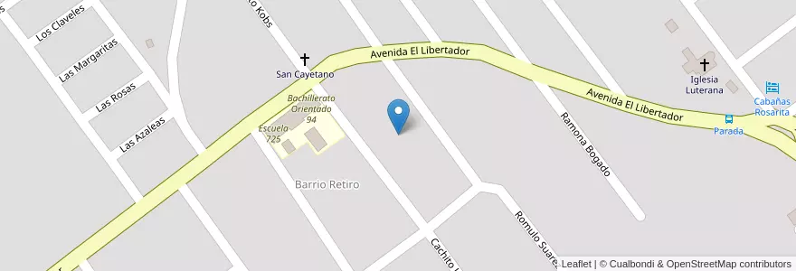 Mapa de ubicacion de Manzana 21 en Arjantin, Misiones, Departamento Montecarlo, Municipio De Montecarlo, Montecarlo.