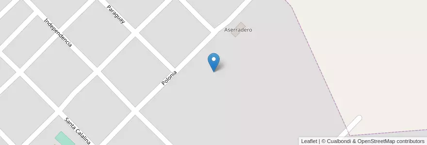 Mapa de ubicacion de Manzana 21 en 阿根廷, Misiones, Departamento Apóstoles, Municipio De Azara, Azara.