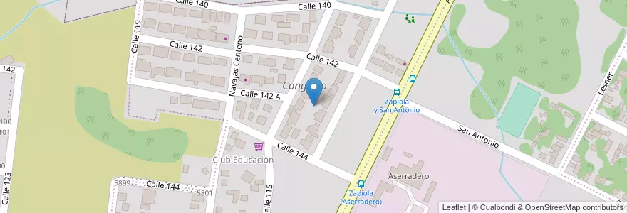 Mapa de ubicacion de Manzana 211 en Аргентина, Misiones, Departamento Capital, Municipio De Posadas, Posadas.