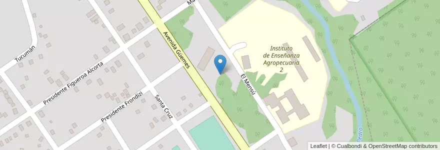Mapa de ubicacion de Manzana 212 en Argentinië, Misiones, Departamento San Pedro, Municipio De San Pedro, San Pedro.