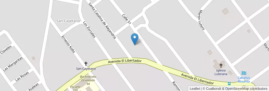 Mapa de ubicacion de Manzana 22 en アルゼンチン, ミシオネス州, Departamento Montecarlo, Municipio De Montecarlo, Montecarlo.