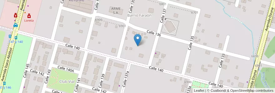 Mapa de ubicacion de Manzana 23 en Аргентина, Misiones, Departamento Capital, Municipio De Posadas, Posadas.