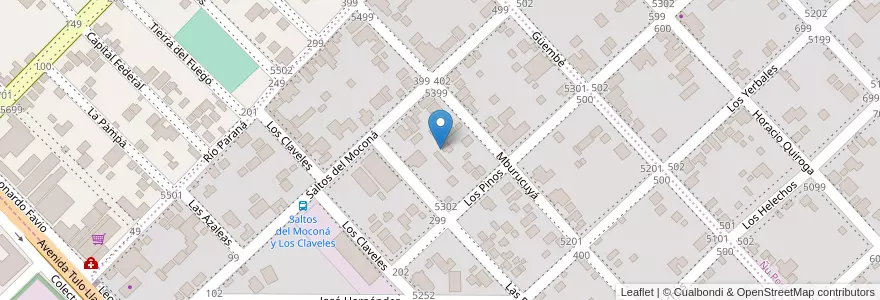 Mapa de ubicacion de Manzana 237 en Arjantin, Misiones, Departamento Capital, Municipio De Garupá.