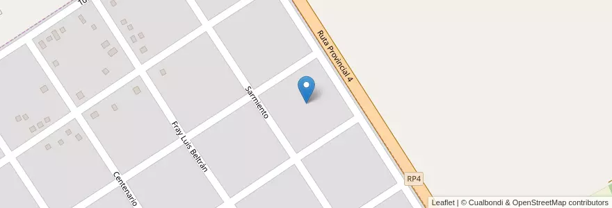 Mapa de ubicacion de Manzana 24 en アルゼンチン, ミシオネス州, Departamento Candelaria, Municipio De Bonpland, Bonpland.