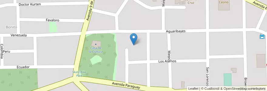 Mapa de ubicacion de Manzana 24 en アルゼンチン, ミシオネス州, Departamento Montecarlo, Municipio De Montecarlo, Montecarlo.