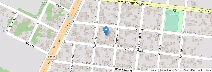 Mapa de ubicacion de Manzana 26 en Аргентина, Misiones, Departamento Capital, Municipio De Posadas, Posadas.