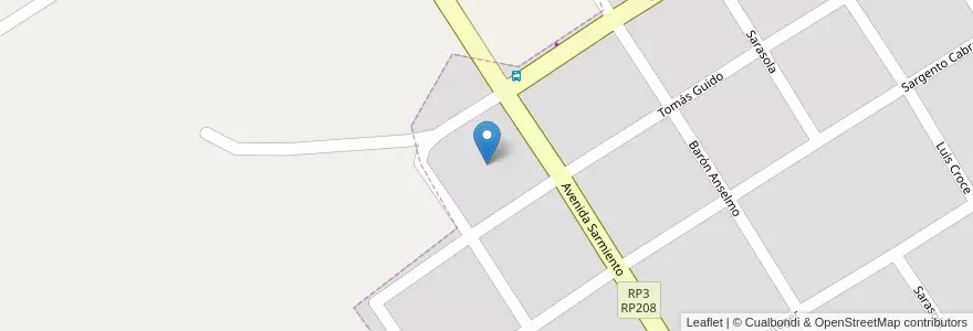 Mapa de ubicacion de Manzana 27 en 阿根廷, Misiones, Departamento Leandro N. Alem, Municipio De Cerro Azul.