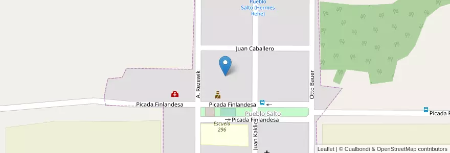 Mapa de ubicacion de Manzana 3 en آرژانتین, Misiones, Departamento Oberá, Pueblo Salto.