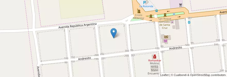 Mapa de ubicacion de Manzana 3 en Arjantin, Misiones, Departamento Concepción, Municipio De Concepción De La Sierra, Concepción De La Sierra.