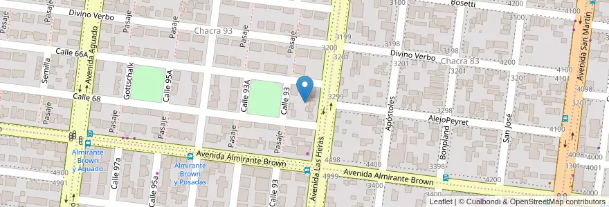Mapa de ubicacion de Manzana 30 en Argentinien, Misiones, Departamento Capital, Municipio De Posadas, Posadas.