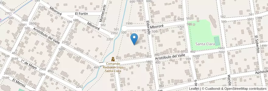 Mapa de ubicacion de Manzana 31 en アルゼンチン, ミシオネス州, Departamento Capital, Municipio De Garupá.