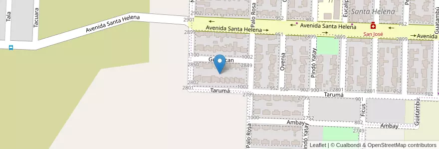 Mapa de ubicacion de Manzana 31 en Arjantin, Misiones, Departamento Capital, Municipio De Garupá.