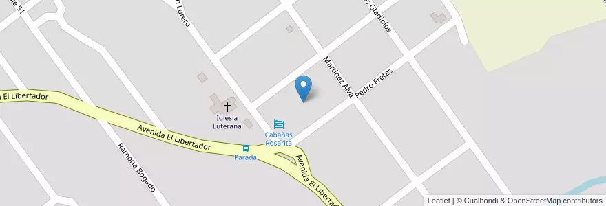 Mapa de ubicacion de Manzana 34 en Arjantin, Misiones, Departamento Montecarlo, Municipio De Montecarlo, Montecarlo.