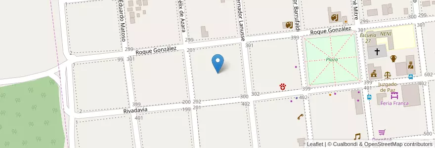 Mapa de ubicacion de Manzana 34 en الأرجنتين, Misiones, Departamento Concepción, Municipio De Concepción De La Sierra, Concepción De La Sierra.