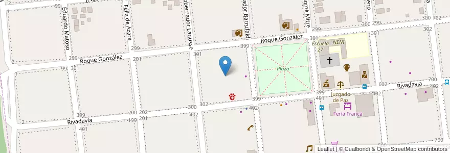 Mapa de ubicacion de Manzana 35 en 阿根廷, Misiones, Departamento Concepción, Municipio De Concepción De La Sierra, Concepción De La Sierra.