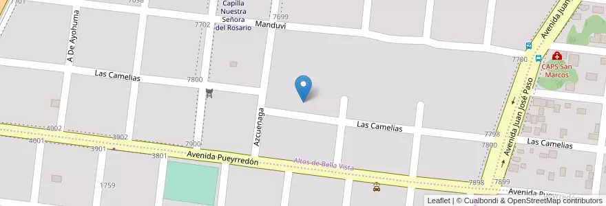 Mapa de ubicacion de Manzana 355 en アルゼンチン, ミシオネス州, Departamento Capital, Municipio De Posadas, Posadas.