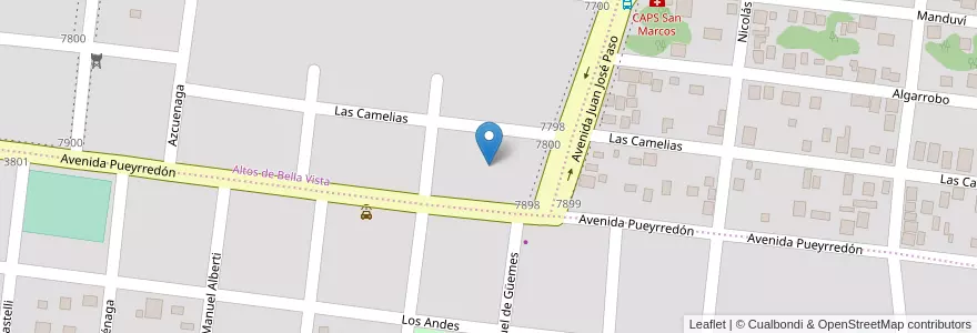 Mapa de ubicacion de Manzana 358 en 阿根廷, Misiones, Departamento Capital, Municipio De Posadas, Posadas.