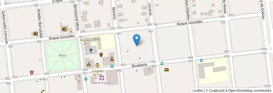 Mapa de ubicacion de Manzana 37 en آرژانتین, Misiones, Departamento Concepción, Municipio De Concepción De La Sierra, Concepción De La Sierra.