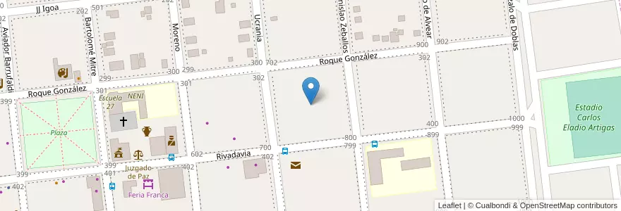 Mapa de ubicacion de Manzana 38 en 阿根廷, Misiones, Departamento Concepción, Municipio De Concepción De La Sierra, Concepción De La Sierra.