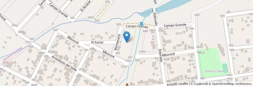 Mapa de ubicacion de Manzana 38 en アルゼンチン, ミシオネス州, Departamento Capital, Municipio De Garupá.