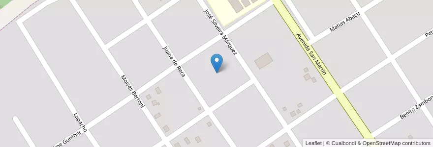 Mapa de ubicacion de Manzana 39 en アルゼンチン, ミシオネス州, Departamento Candelaria, Municipio De Santa Ana, Santa Ana.