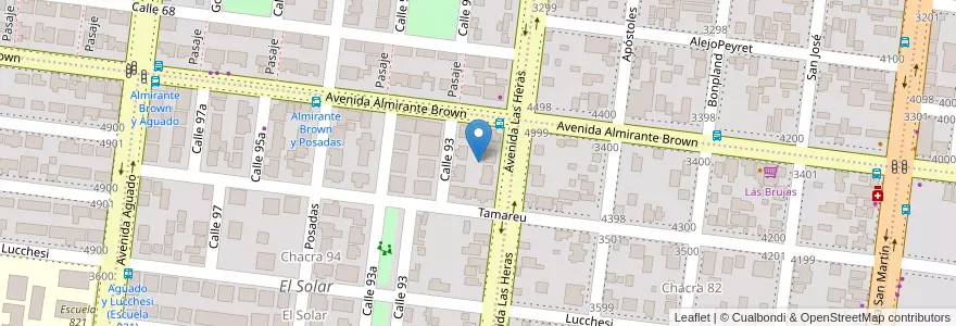 Mapa de ubicacion de Manzana 4 en Arjantin, Misiones, Departamento Capital, Municipio De Posadas, Posadas.