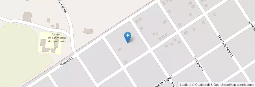 Mapa de ubicacion de Manzana 4 en الأرجنتين, Misiones, Departamento Candelaria, Municipio De Bonpland, Bonpland.