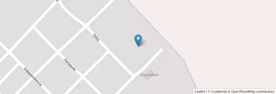 Mapa de ubicacion de Manzana 4 en アルゼンチン, ミシオネス州, Departamento Apóstoles, Municipio De Azara.