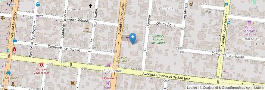 Mapa de ubicacion de Manzana 4 en Argentine, Misiones, Departamento Capital, Municipio De Posadas, Posadas.