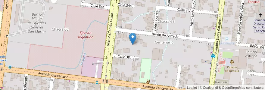 Mapa de ubicacion de Manzana 4 en Arjantin, Misiones, Departamento Capital, Municipio De Posadas, Posadas.