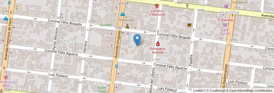 Mapa de ubicacion de Manzana 4 en آرژانتین, Misiones, Departamento Capital, Municipio De Posadas, Posadas.
