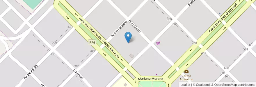 Mapa de ubicacion de Manzana 41 en الأرجنتين, Misiones, Departamento San Ignacio, Municipio De Corpus Christi, Corpus Christi.