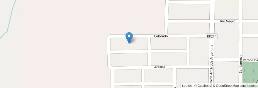 Mapa de ubicacion de Manzana 416 en 阿根廷, Misiones, Departamento San Ignacio, Municipio De Jardín América.