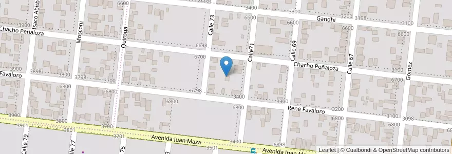 Mapa de ubicacion de Manzana 43 en Argentinië, Misiones, Departamento Capital, Municipio De Posadas, Posadas.