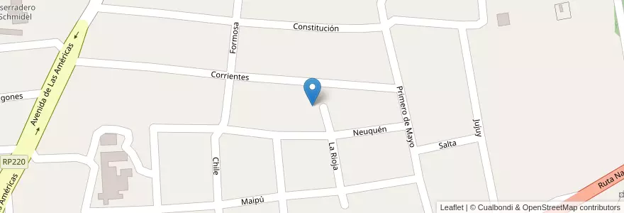 Mapa de ubicacion de Manzana 43 en Arjantin, Misiones, Departamento Libertador General San Martín, Municipio De Garuhapé.