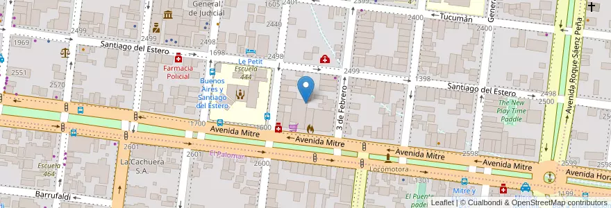 Mapa de ubicacion de Manzana 49 en 阿根廷, Misiones, Departamento Capital, Municipio De Posadas, Posadas.