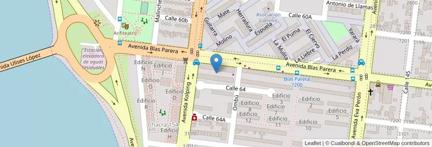 Mapa de ubicacion de Manzana 5 en الأرجنتين, Misiones, Departamento Capital, Municipio De Posadas, Posadas.