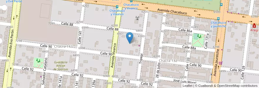 Mapa de ubicacion de Manzana 5 en アルゼンチン, ミシオネス州, Departamento Capital, Municipio De Posadas, Posadas.