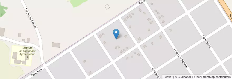 Mapa de ubicacion de Manzana 5 en 아르헨티나, Misiones, Departamento Candelaria, Municipio De Bonpland, Bonpland.