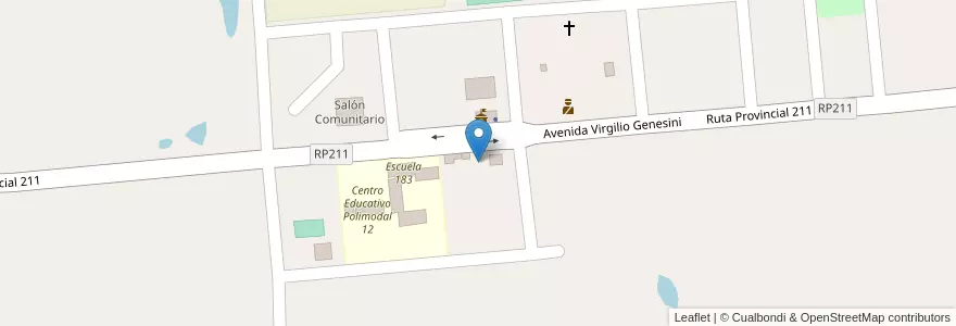 Mapa de ubicacion de Manzana 5 en アルゼンチン, ミシオネス州, Departamento Leandro N. Alem, Municipio De Dos Arroyos.